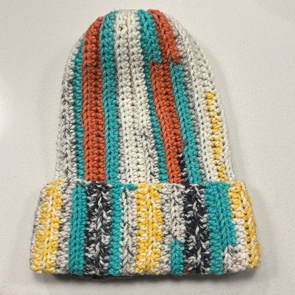 Multicolor Chunky Knit Hat - Picture 1 of 2